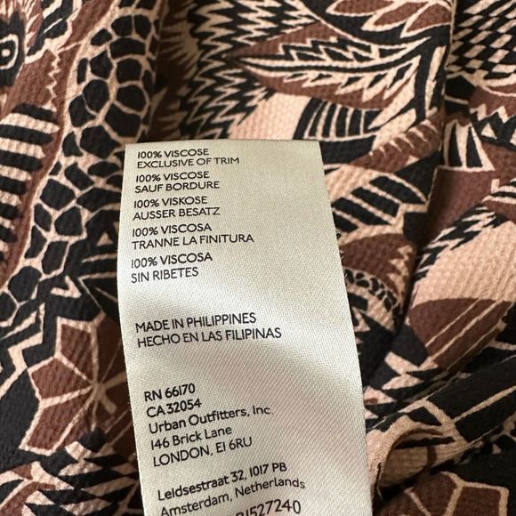 NWOT ANTHROPOLOGIE Printed Drapey Flare / Wide Leg Pants Multicolor - Picture 13 of 15